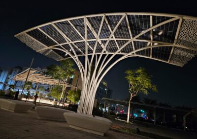 Masdar Solar Powered Tree, Masdar City, Sustainability City, Abu Dhabi