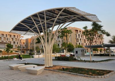 Masdar Solar Powered Tree, Masdar City, Sustainability City, Abu Dhabi