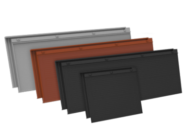 Roof PV Solar Tiles For Warehouses or Buildings in different colors
