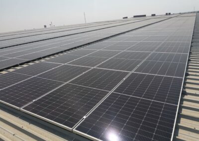 Southern Can Manufacturing Company SCMC Solar Hybrid System Makkah KSA Roof Top Mounting Solar Panel