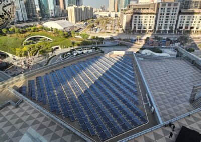 Museum of the future MOTF dubai UAE, solar panels, solar power PV system